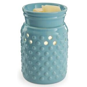 Small Sky Blue Wax Warmer - Ceramic Wax Melt Warmer for Scented Wax